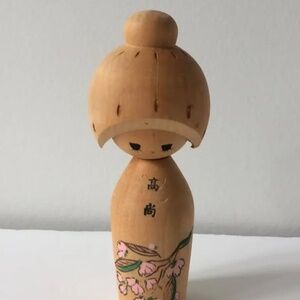 Vintage Japanese Kokeshi Doll Figurine